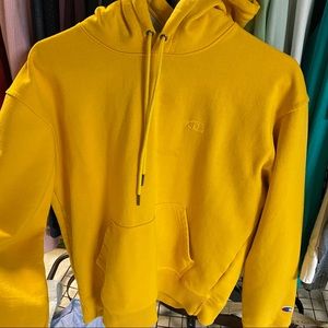 Yellow champion hoodie